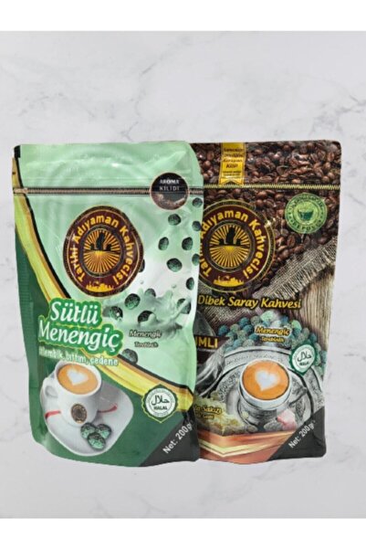 Özkan Gıda قهوة أديمان التاريخية العثمانية ديبك قصر القهوة 200 غرام × 2 سوبر 2 عبوة