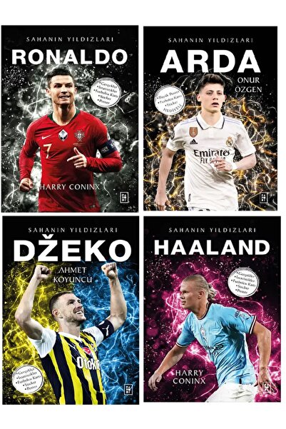 Parodi Yayınları Futbol Sahanın Yıldızları RONALDO - ARDA - DZEKO - HAALAND (...