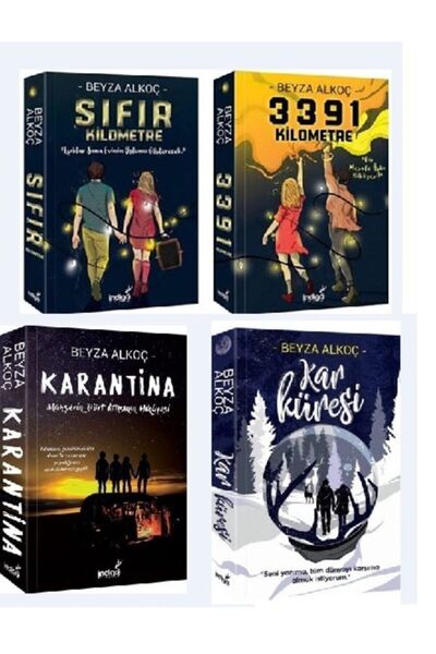 İndigo Kitap Beyza Alkoç Kar Küresi, Sıfır Kilometre , 3391 Kilometre , Karan...
