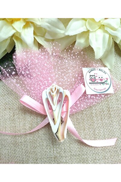 Murat Süs Pembe Deniz Kabuğu - Magnet | Kına - Düğün - Nikah Nikah Şekeri