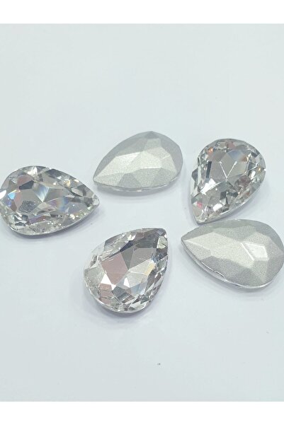 CRYSTALSHOP حجر اللصق - {مضرب من الخلف} قطرة 18 × 25 مم (12 قطعة)