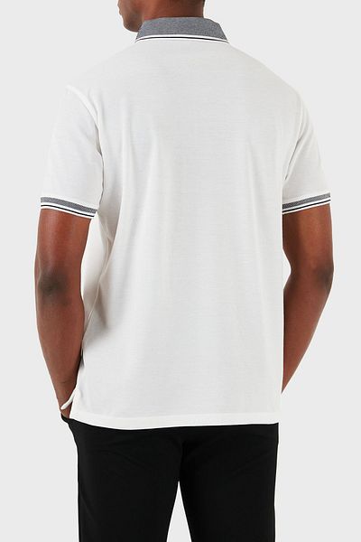 Emporio Armani 100% βαμβάκι κανονική εφαρμογή μπλουζάκι πόλο ανδρικό μπλουζάκι με γιακά POLO 3D1FM5 1JTKZ 01N6
