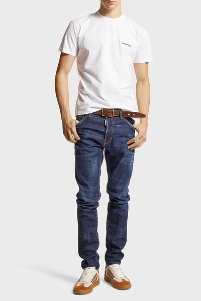 DSquared2 Men's Slim Fit Logo Stretch Cotton Jeans - S74Lb1315 S30342 470
