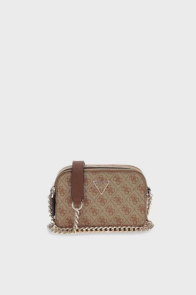 Guess Cross Chain Shoulder Strap Mini Bag with Noelle Logo HWBG7879140LGW BAG HWBG7879140 LG