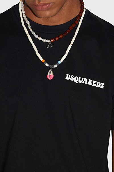 DSquared2 100% βαμβάκι κανονική εφαρμογή Crew λαιμόκοψη Ανδρικό μπλουζάκι S71gd1245 S23009 900