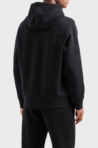 Emporio Armani Cotton Relaxed Fit Hooded Sweat Men's SWEAT 3D1MDR 1JHSZ 0999