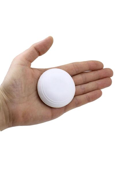 Badem10 Yapışkanlı (BEYAZ) 2 Adet Kapı Kolu Stoperi Tamponu Duvar Arkası Stopu Durdurucu Tutucu Tutacağı