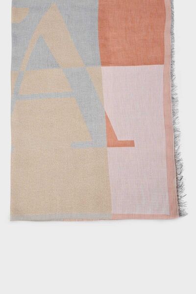 Emporio Armani Σάλι Unisex Σάλι με σχέδιο βαμβακερό 81x192 εκ 625279 3r336 00068