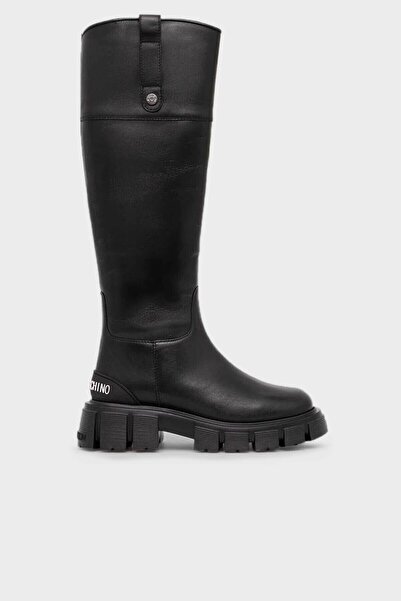 Love Moschino حذاء جلدي بسحاب JA26015G1HIA0000