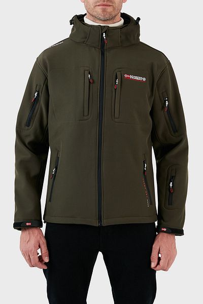 Norway Geographical Ανθεκτικό στον άνεμο Softshell Hooded Outdoor Coats Ανδρικά ΠΑΛΤΑ TUNAR