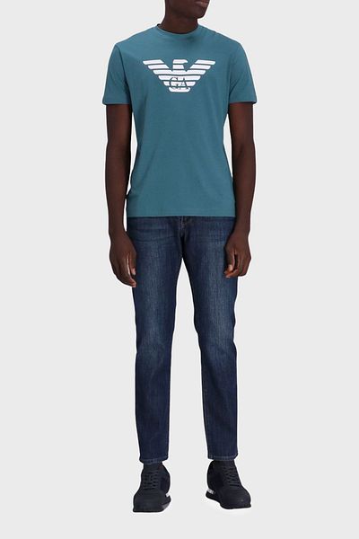Emporio Armani Tricou bărbătesc din bumbac cu gât crew - Regular Fit 8N1TN5 1JPZZ 07A3