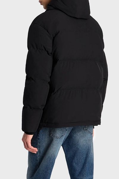 Armani Exchange Hooded Two-Way Zippered Regular Fit Coat Men's COAT 6RZB03 ZNICZ 1200