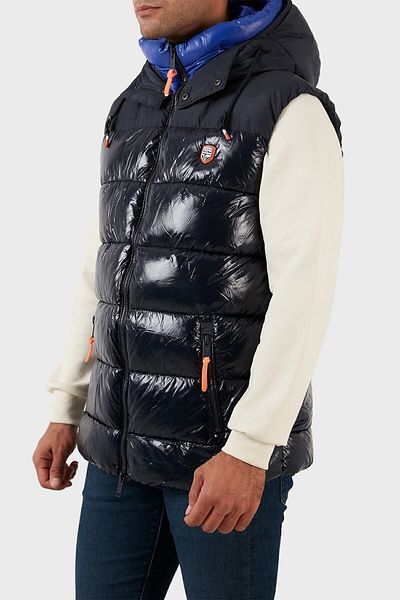 Norway Geographical Wind And Water Resistant Hooded Inflatable Vest Men's Vest Ventor