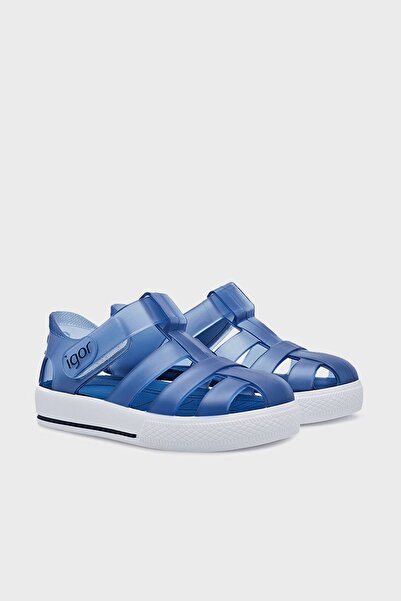 IGOR Star Kaymayı Önleyen Flex Foam Cırtlı Şeffaf Sandalet Unisex Çocuk Sandalet S10171 U