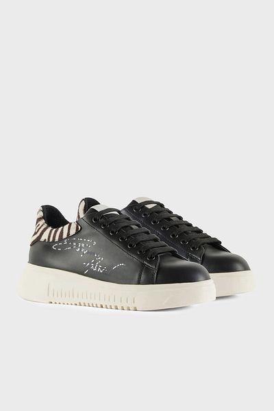 Emporio Armani Genuine Leather Sneaker Shoes SHOES X3X024 XN388 R298