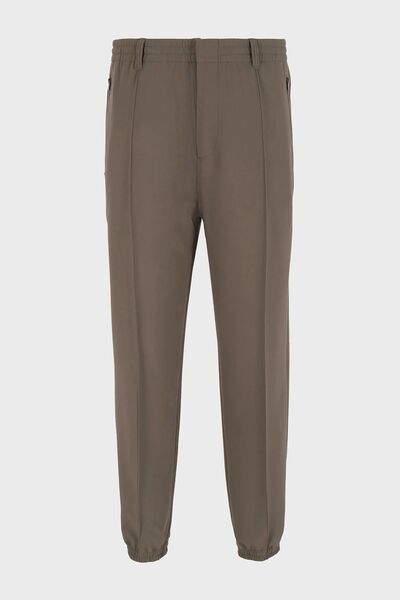Emporio Armani Regular Fit Pants with Elastic Waist and Legs Men'S TROUSERS 6R1P74 1NFTZ 0440