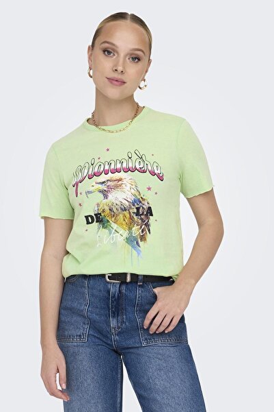 ONLY Μπλουζάκι Onllucy από οργανικό βαμβάκι με κανονική εφαρμογή - T SHIRT 15307412