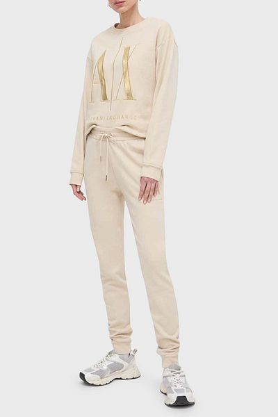 Armani Exchange Βαμβακερό κανονικό παντελόνι Jogger ΠΑΝΤΕΛΟΝΙ 8NYPMX YJ68Z 1787