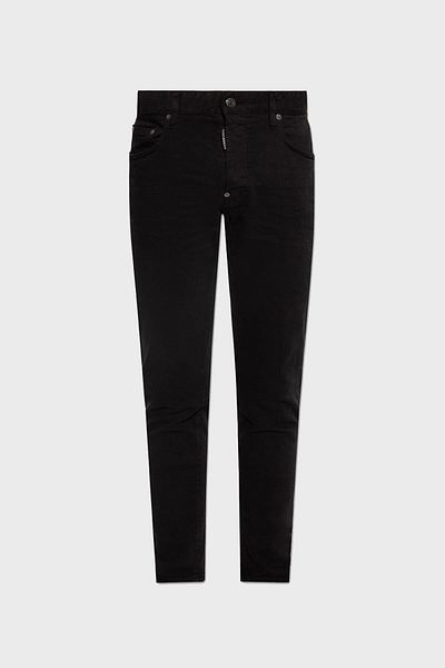 DSquared2 Stretch Cotton Low Waist Skinny Skater Jeans Men's Denim Trousers S74lb1137 S30733 900
