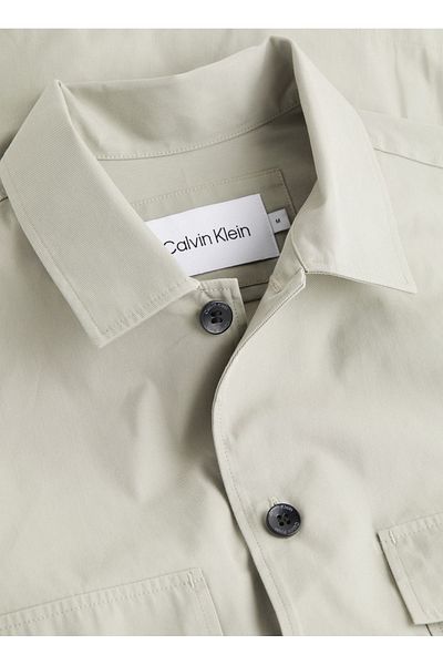 Calvin Klein Gray Men's Shirt - Regular Collar, K10K 109920 Pc7