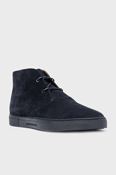 Emporio Armani % 100 Hakiki Deri Süet Bot Erkek BOT X4M392 XF053 00006