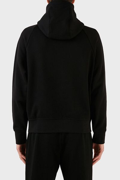 Emporio Armani Men's Brand Logo Long Sleeve Casual Black Sweatshirt 6R1ME4 1JWPZ-00B4