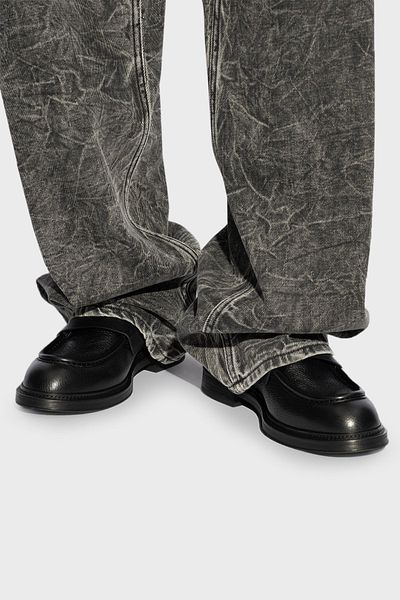 Emporio Armani حذاء بدون كعب للرجال - جلد طبيعي، X4A190 XR207 K001