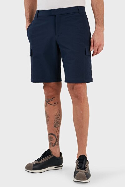 EA7 Regular Fit Cepli Kargo Bermuda Erkek Bermuda 3rps01 Pnbwz 1554