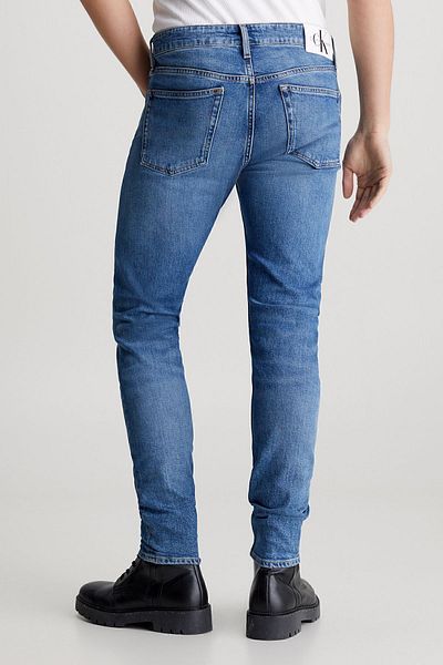 Calvin Klein Ανδρικό μπλε τζιν με κανονική μέση, ίσια γραμμή J30J324845-1A4
