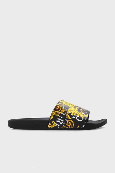 VERSACE JEANS COUTURE Flat Slippers Ανδρικές ΠΑΝΤΟΦΛΕΣ 74YA3SQ4 ZS631 G89