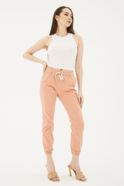 Fashion Friends Βαμβακερό παντελόνι Jogger με ελαστική μέση και πόδια 23y0009k1