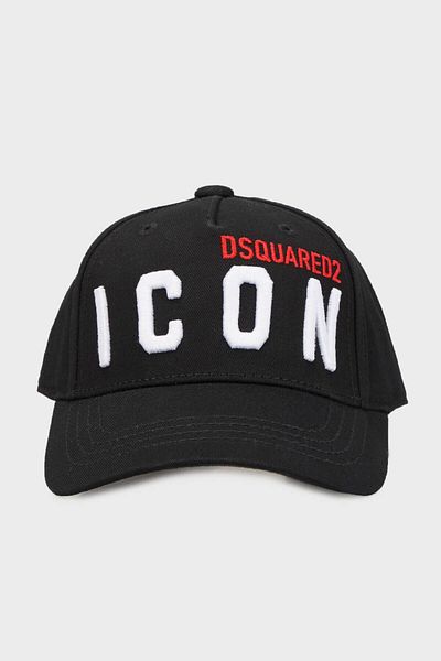 DSquared2 Dq0270 Model Kids Hat with Logo and Flat Cut