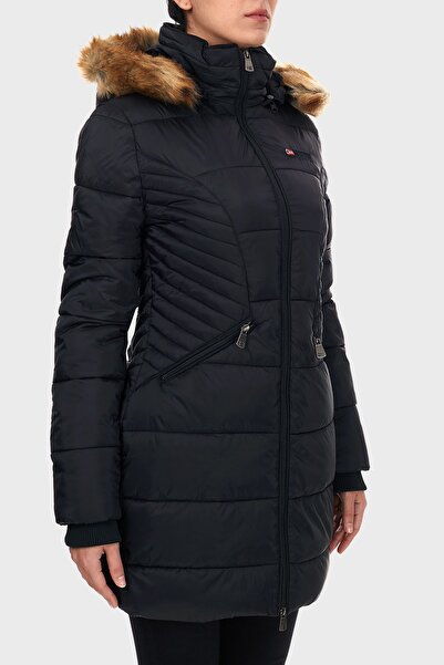 Norway Geographical Women's Black Coat Wr606f-black