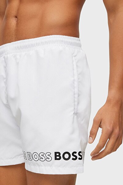 BOSS Logolu Deniz Şortu Cepli Mayo Short Erkek MAYO SHORT 50469300 100