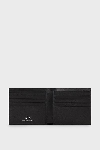 Armani Exchange Genuine Leather Wallet with Logo Men's Wallet Cc843 00020