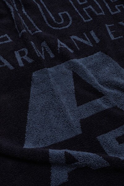 Armani Exchange Με λογότυπο Βαμβακερή 105*150 cm Πετσέτα θαλάσσης Ανδρική Πετσέτα θαλάσσης 953046   4R602 62636