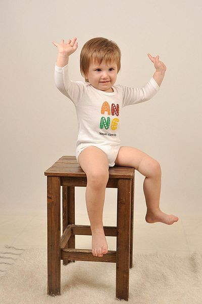 Peki Set of 5 Baby 100% Cotton Badi Bodysuit - Jumpsuit with Fence on the Bottom, Athlete Gift 14960
