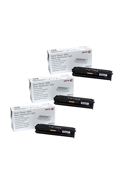 Xerox 3 Adet  Phaser 3020-106r02773 Orjinal Toner-