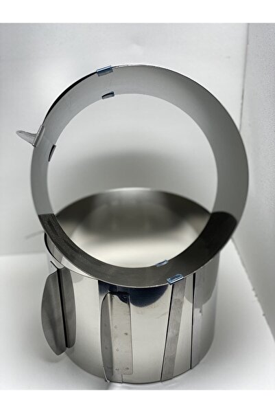 NK Pasta Malzemeleri Yuvarlak Ayarlanabilir Pasta Kek Pandispanya Kalıbı Ayarlı Çember