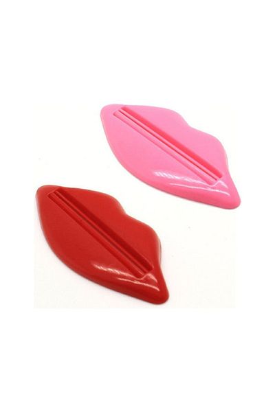 Bundeba 2 Pieces Practical Cream Paste Squeezer Set with Lip Design
