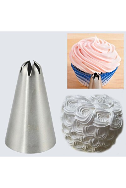 ENJOYPEPERON Stainless Steel Cream Piping Bag Tip (Whipping Bag Tip, Cap) 1 P...