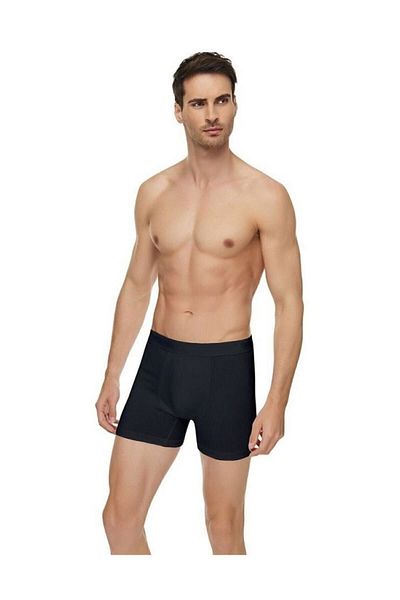 Tutku Elit Ανδρικά 6 Pack Modal - Βαμβακερά (Εύκαμπτα) Slim Fit Boxers (Μαύρο)