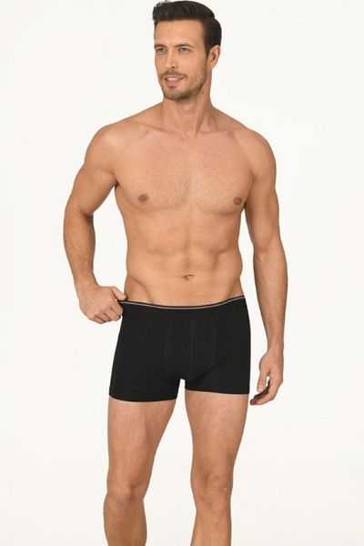 NBB 735 Ανδρικά 3 Πακέτα Μαύρα Μοντάλ Βαμβακερά Special Boxers Abani Classic