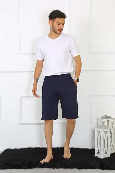 Akbeniz Ανδρικό βαμβακερό Navy Blue Capri 27480