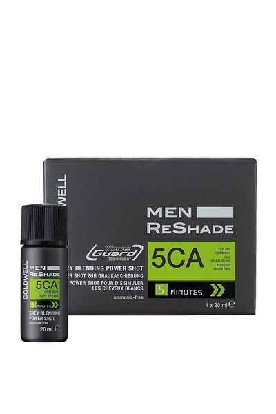 GOLDWELL 5-Piece Men Reshade - 4 Shots X 20ml White Setting
