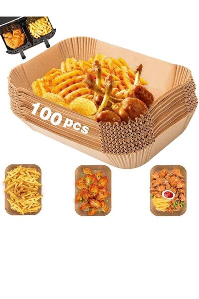 wimi Airfryer Pişirme Kağıdı L 16*16*4.5cm 100'lü Paket