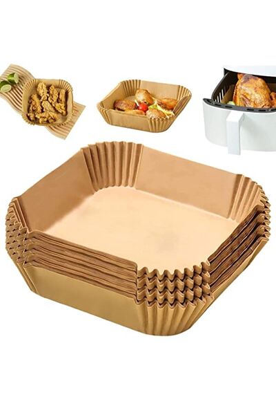 wimi Airfryer Pişirme Kağıdı L 16*16*4.5cm 100'lü Paket