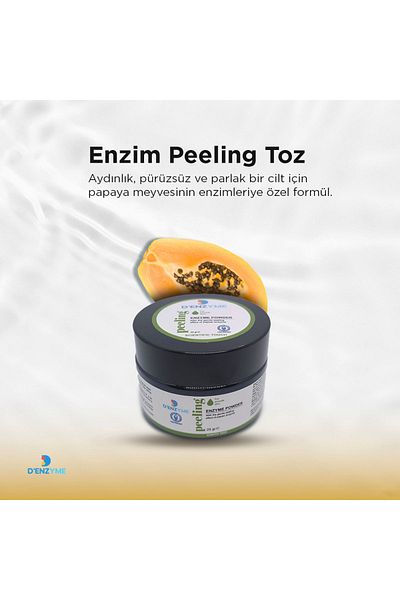 D'ENZYME Enzyme Peeling Powder and Anti-Aging Cream Set