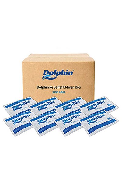 Dolphin Şeffaf Eldiven Pe (L) 100 PK x 100 Adet (Koli)