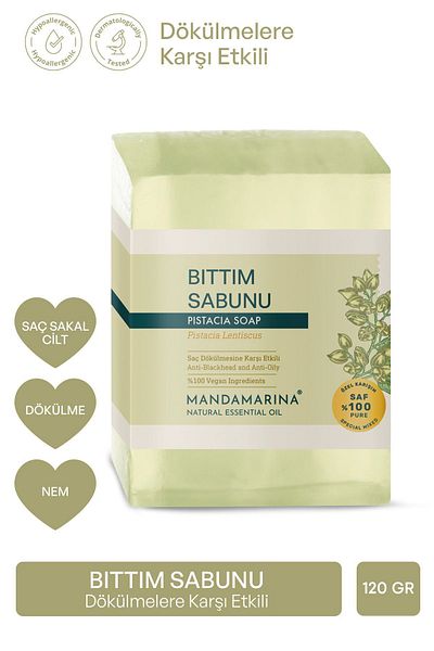 Mandamarina صابون التربين الطبيعي والنقي - بيتيم